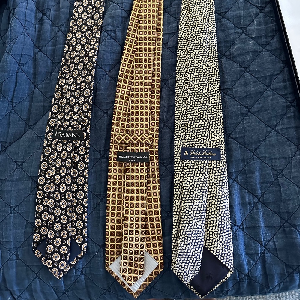 Brooks Brothers Tie Only (One on the far right).